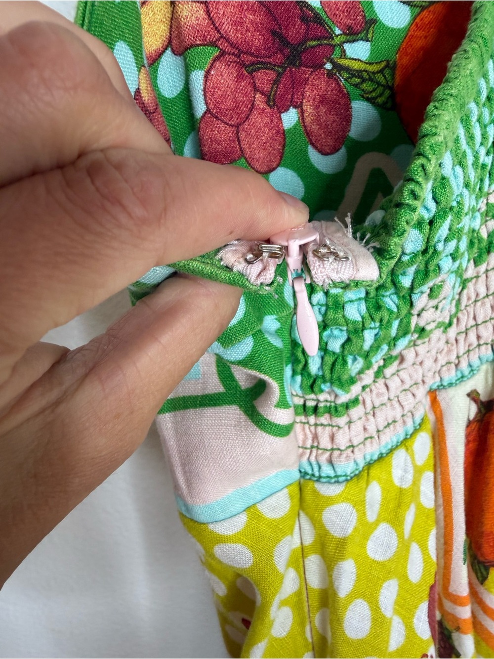 ALÉMAIS Lemonis Printed Linen
Midi Dress Sz 12 - Picture 8 of 16